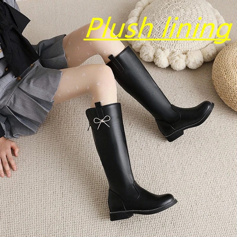 Black with plush / 26 High Boots