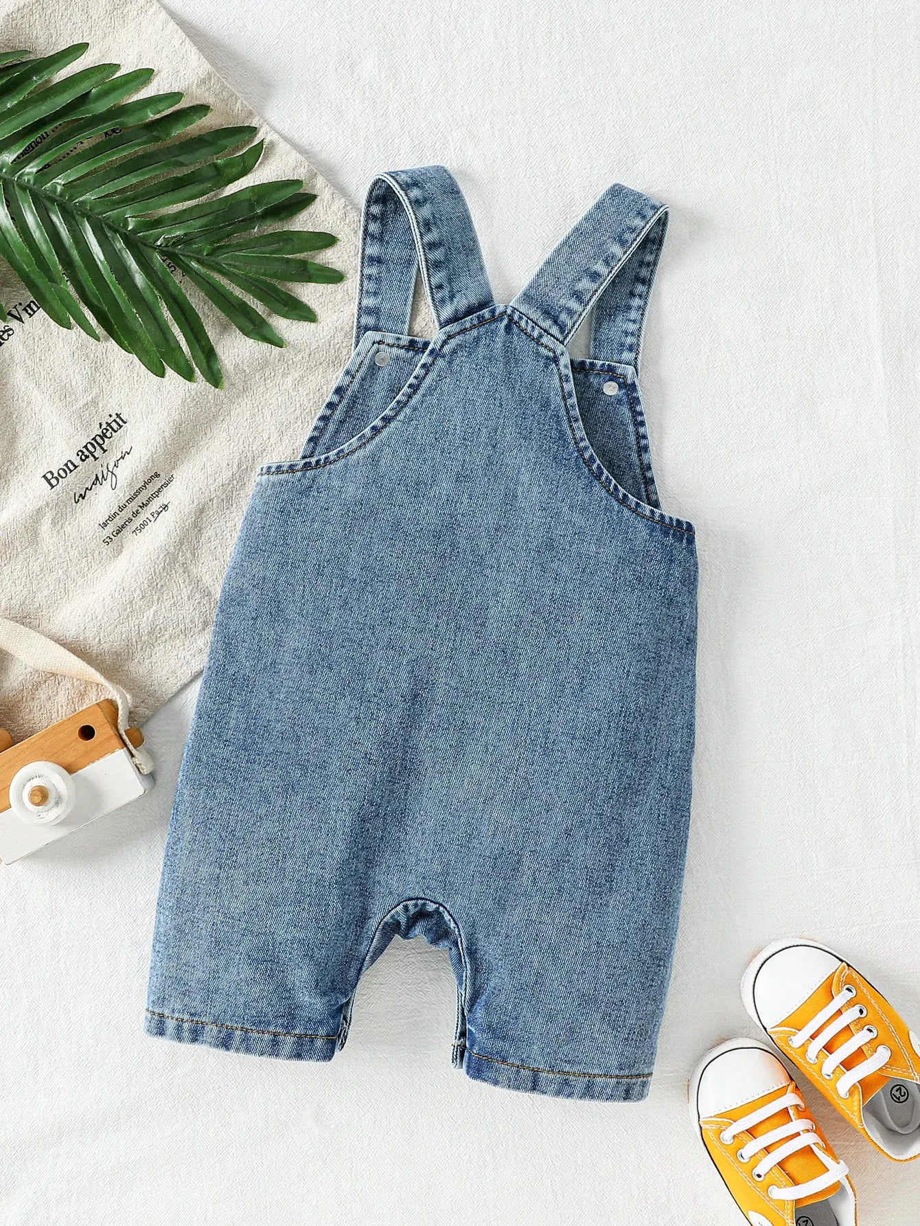 Kid Romper Denim Jumpsuit