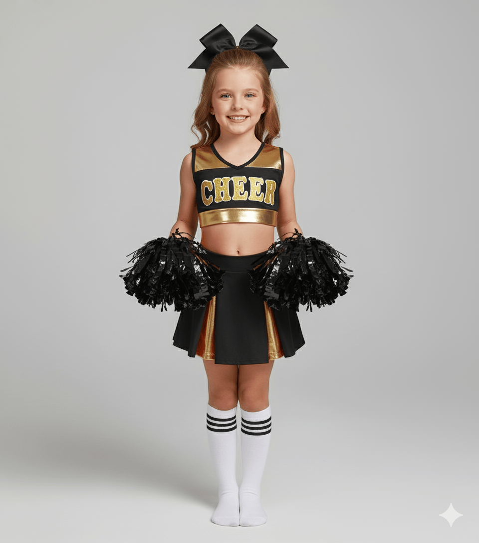 Kids Cheerleader Uniform Outfit