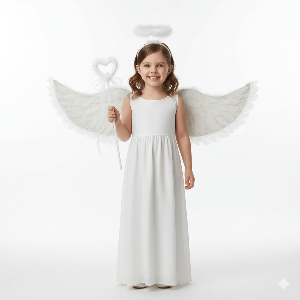 Kids Fairy Wings Costume Set