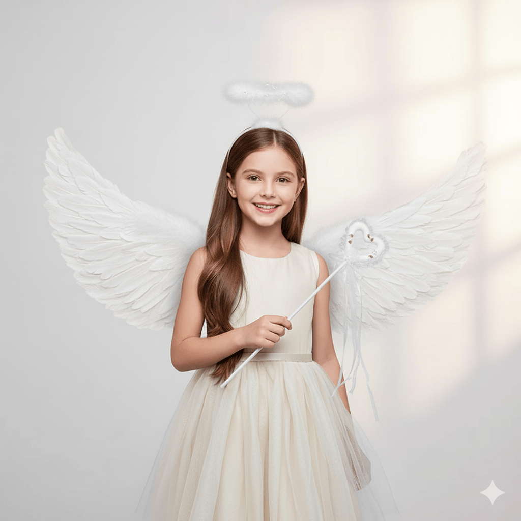 Kids Fairy Wings Costume Set