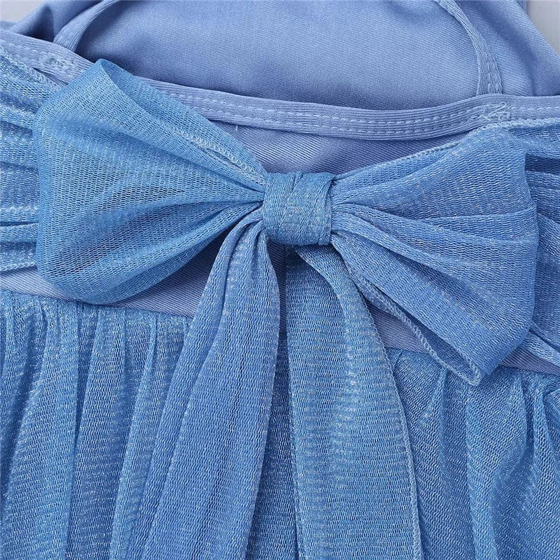 Kids Girls Glittery Mesh Lyrical Dance