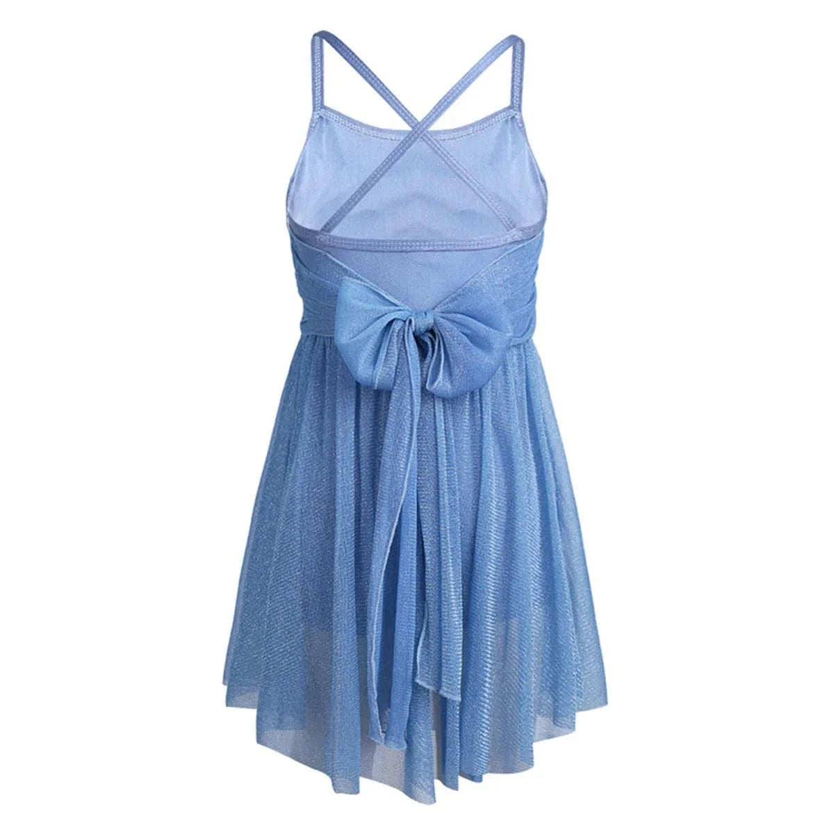 Kids Girls Glittery Mesh Lyrical Dance