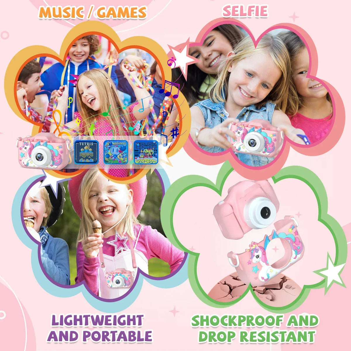 Kids HD Camera with 1080P Video