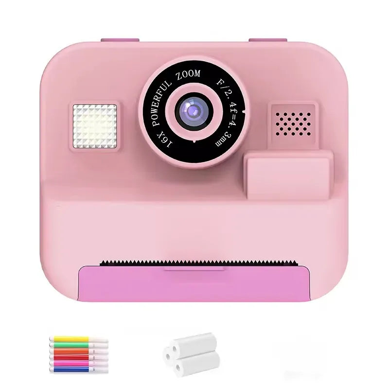 Blush Pink Kids Instant Print Camera
