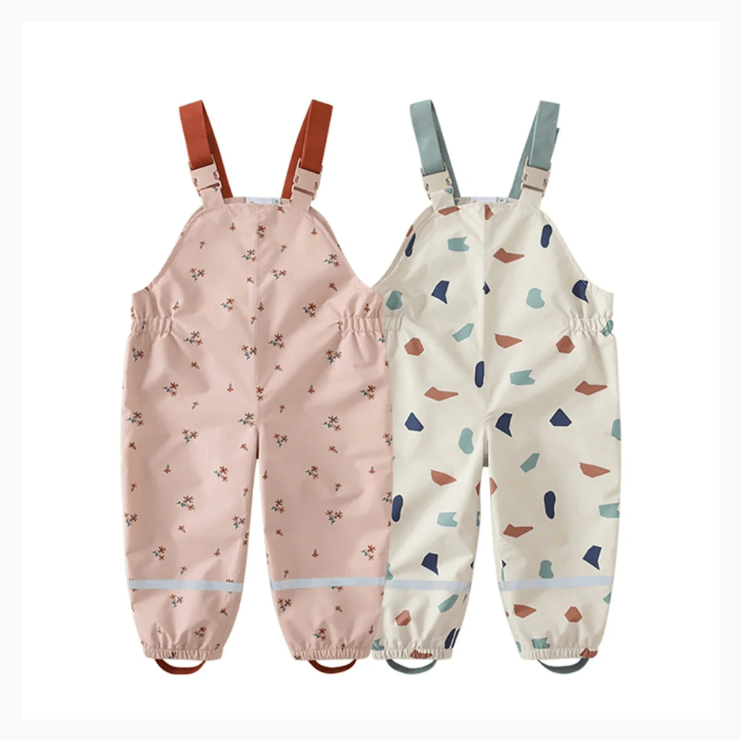Kids Waterproof Rain Overalls