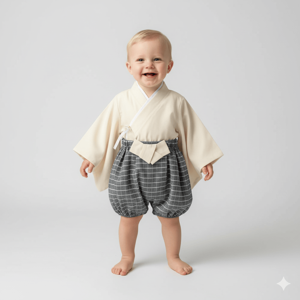 Girl's Clothing Kimono Style Baby Romper