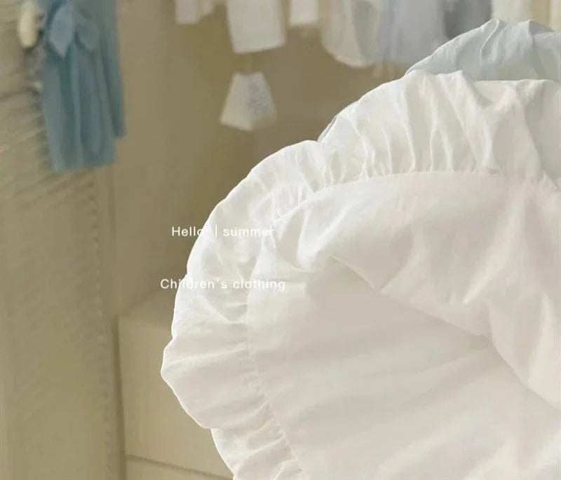 Knitted Bow Top and Ruffle Skirt Set