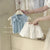 Knitted Bow Top and Ruffle Skirt Set