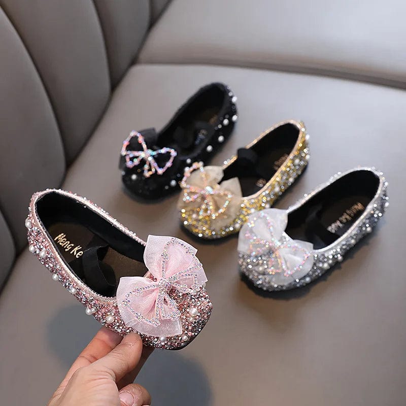 Lace Bow Princess Shoes