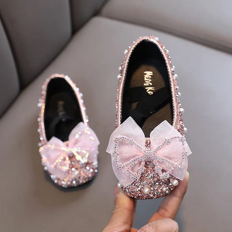 Lace Bow Princess Shoes