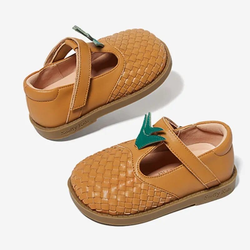 Brown / 21(Insole 140mm) Leather Shoe