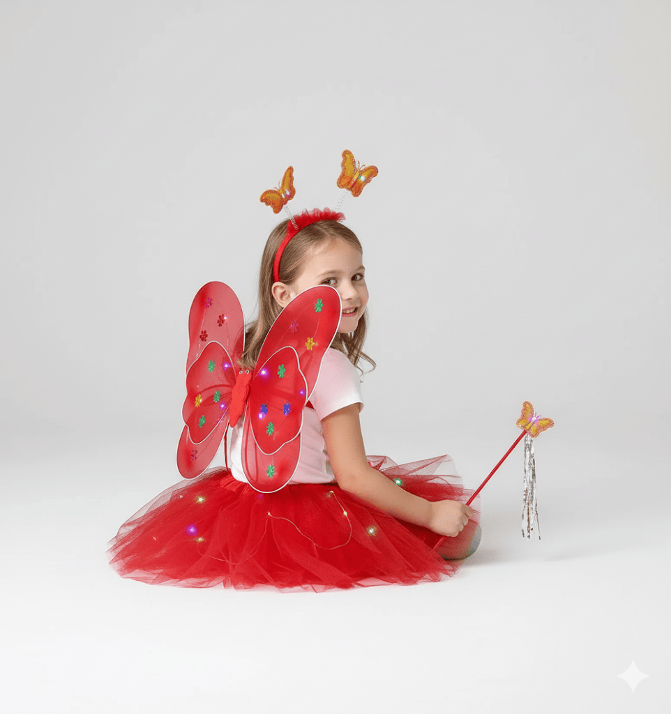 LED Fairy Costume Set for Girls - Momorii LED Fairy Costume Set for Girls - Momorii