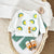 Boy's Clothing Lemon Embroidered Sweatshirt and Striped Pants Set