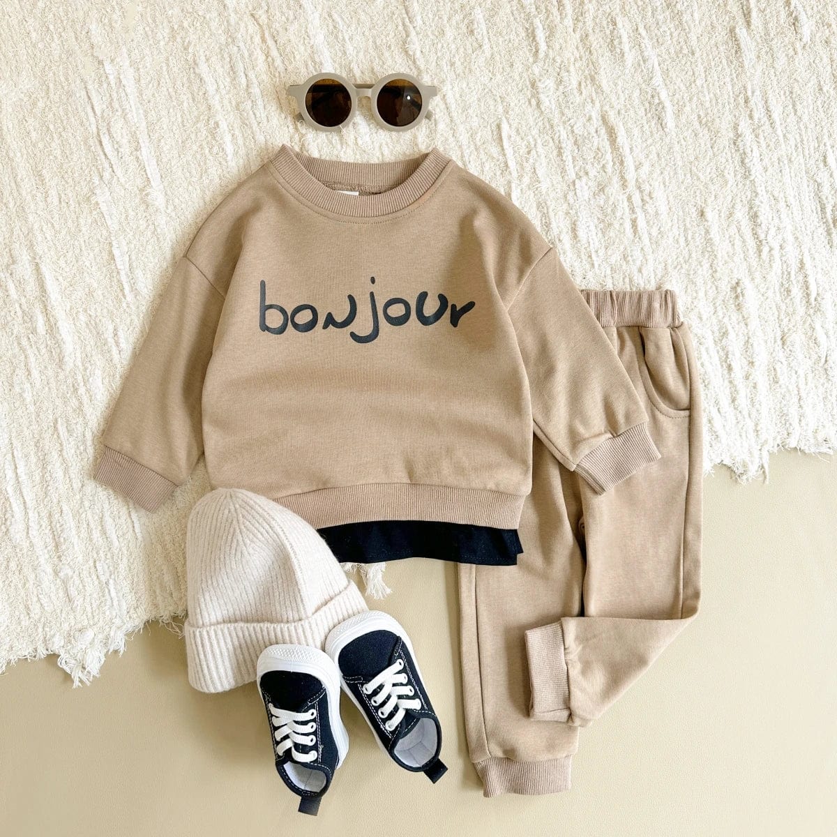 Letter Sweatshirt Hoodie and Pants