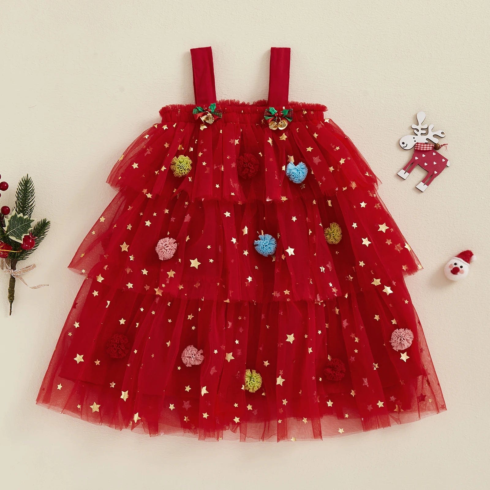 Little Girls Christmas Dress