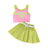 Green / 2T Little Girls Kids Cloth