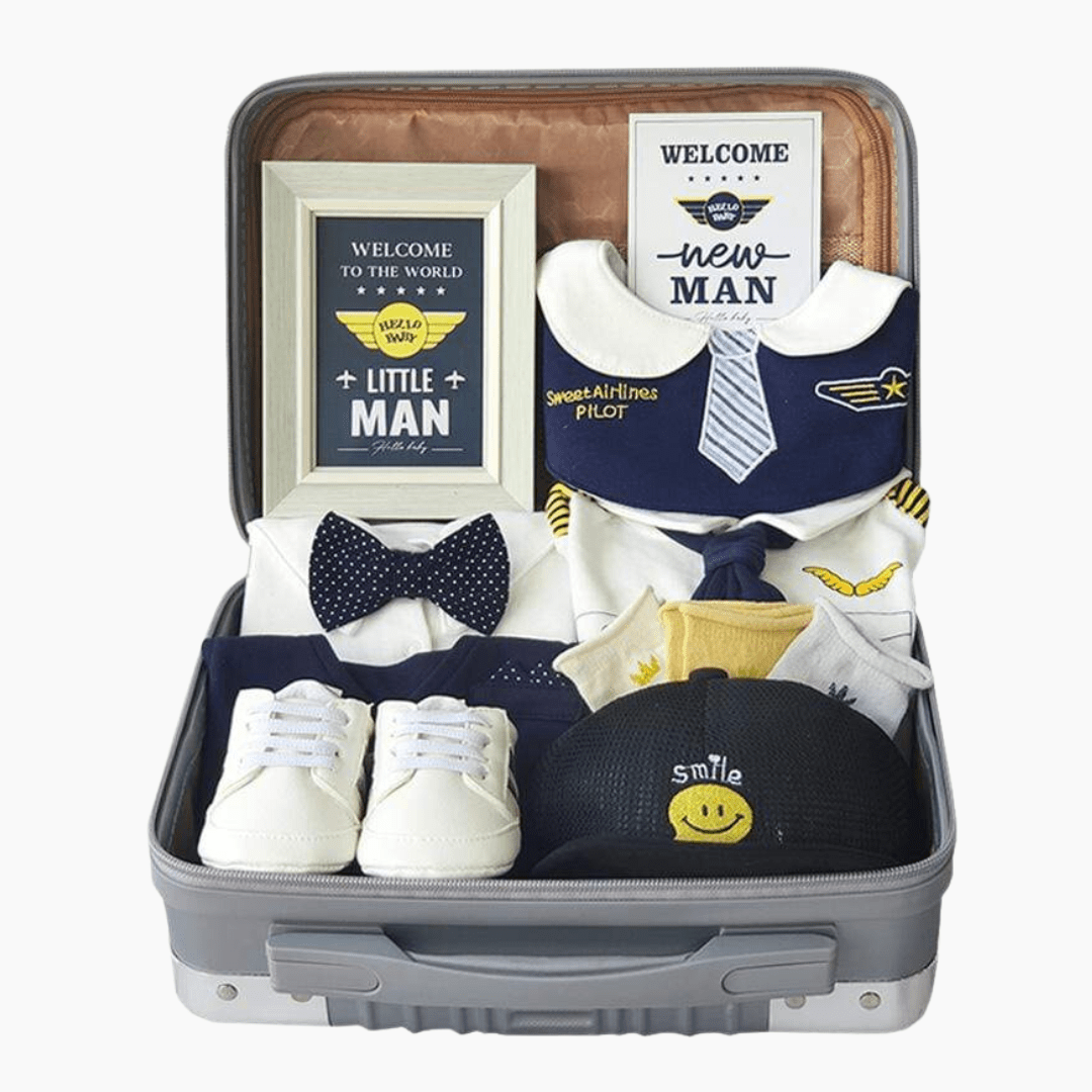 Little Pilot Baby Gift Set - Momorii