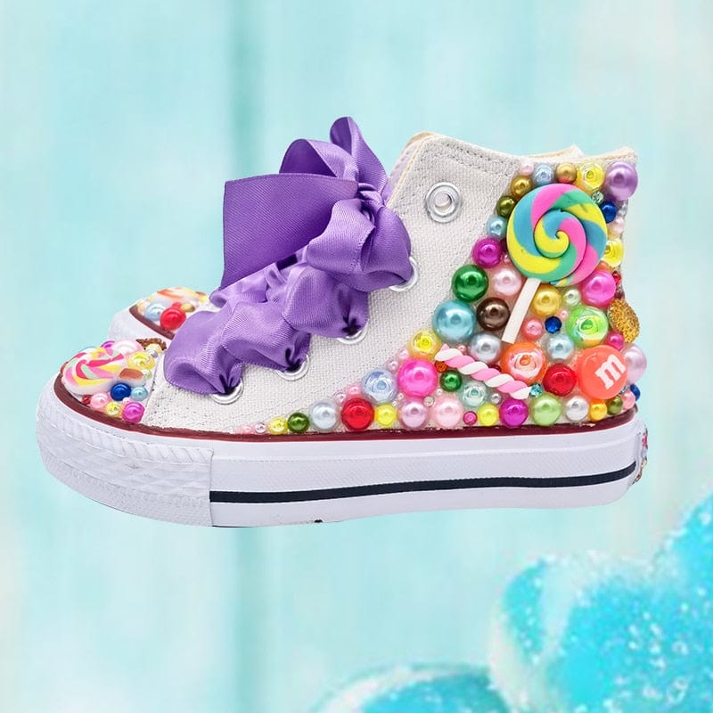 F / 23 Lollipop Rainbow Candy Canvas