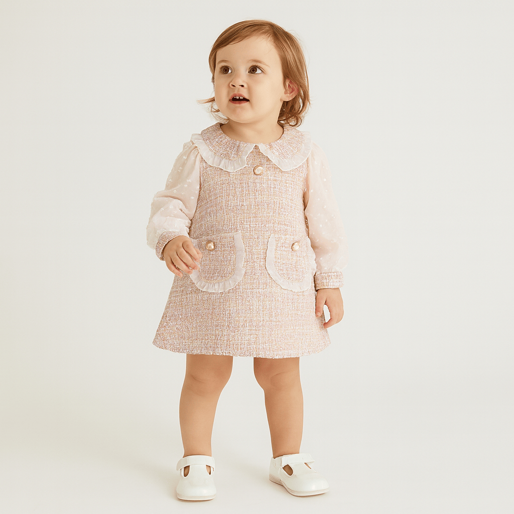 Girl's Clothing Long Sleeve Lace Dress