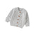 Gray / 6-9M Long Sleeve O-neck Knit Cotton