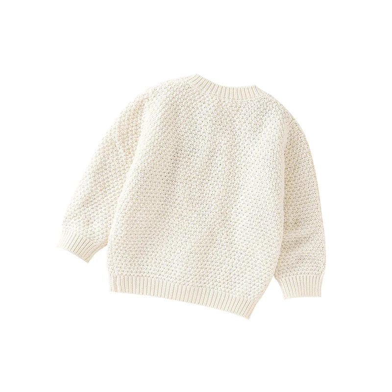 Long Sleeve O-neck Knit Cotton