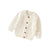 Beige / 6-9M Long Sleeve O-neck Knit Cotton