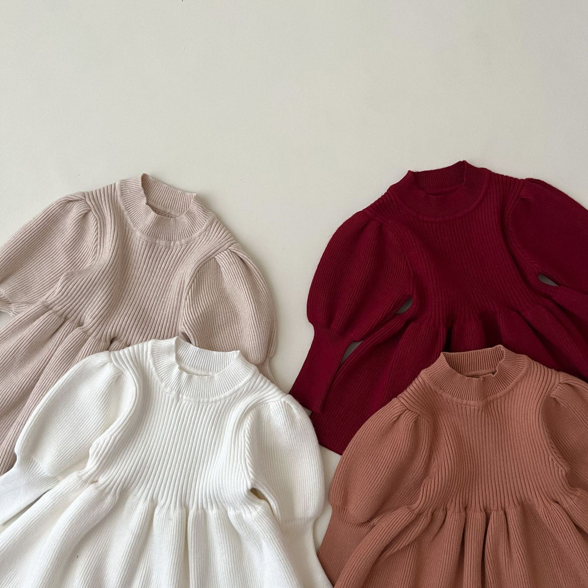 Long Sleeve Princess Girls Sweater Dress