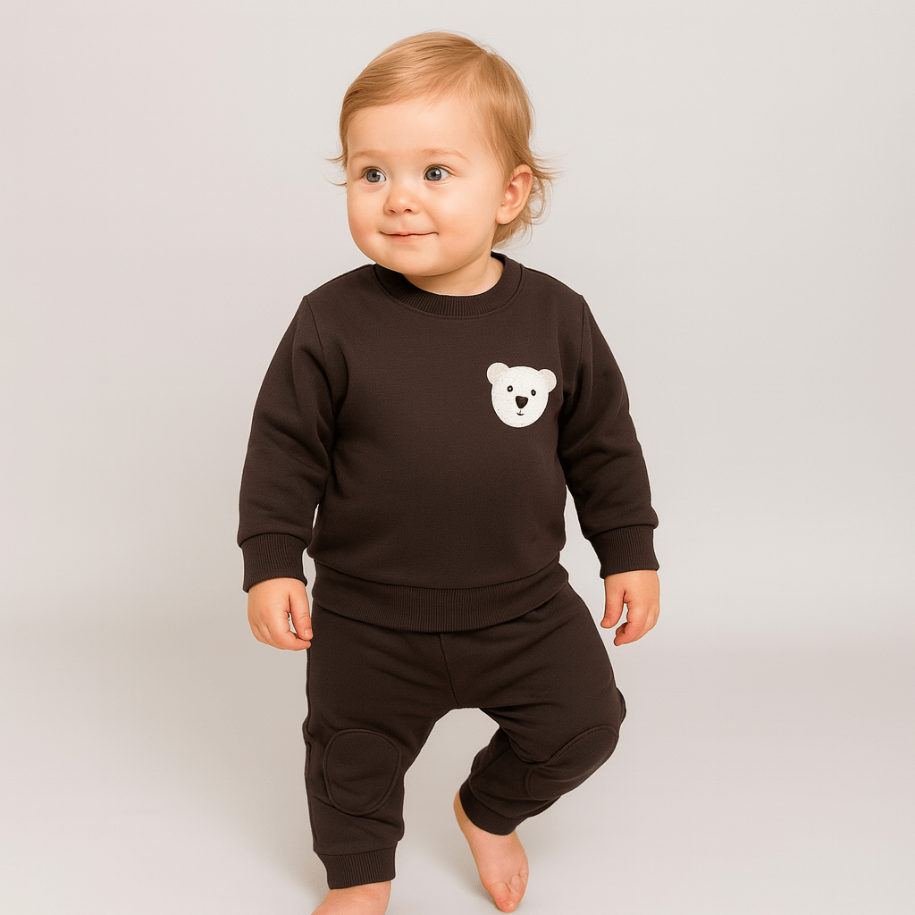 Long Sleeve Top and Pants with Animal Patch