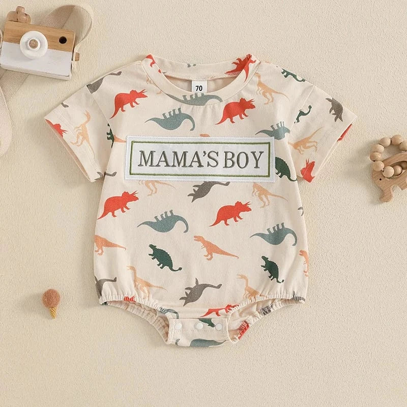 Mama’s Boy Dinosaur Romper