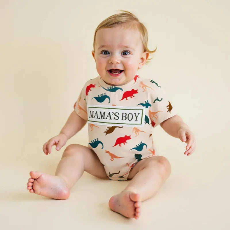 Mama’s Boy Dinosaur Romper