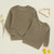 Grey Khaki / Kid  6T Matching Sweaters