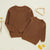 Brown / Kid  6T Matching Sweaters