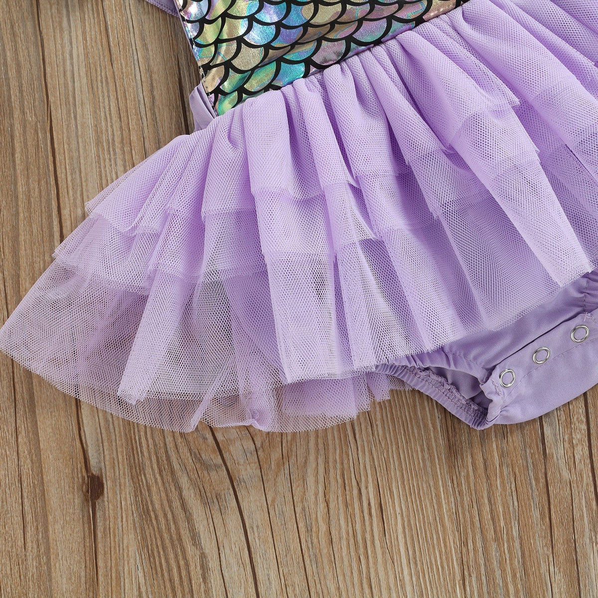 Mermaid Scale Print Tulle S