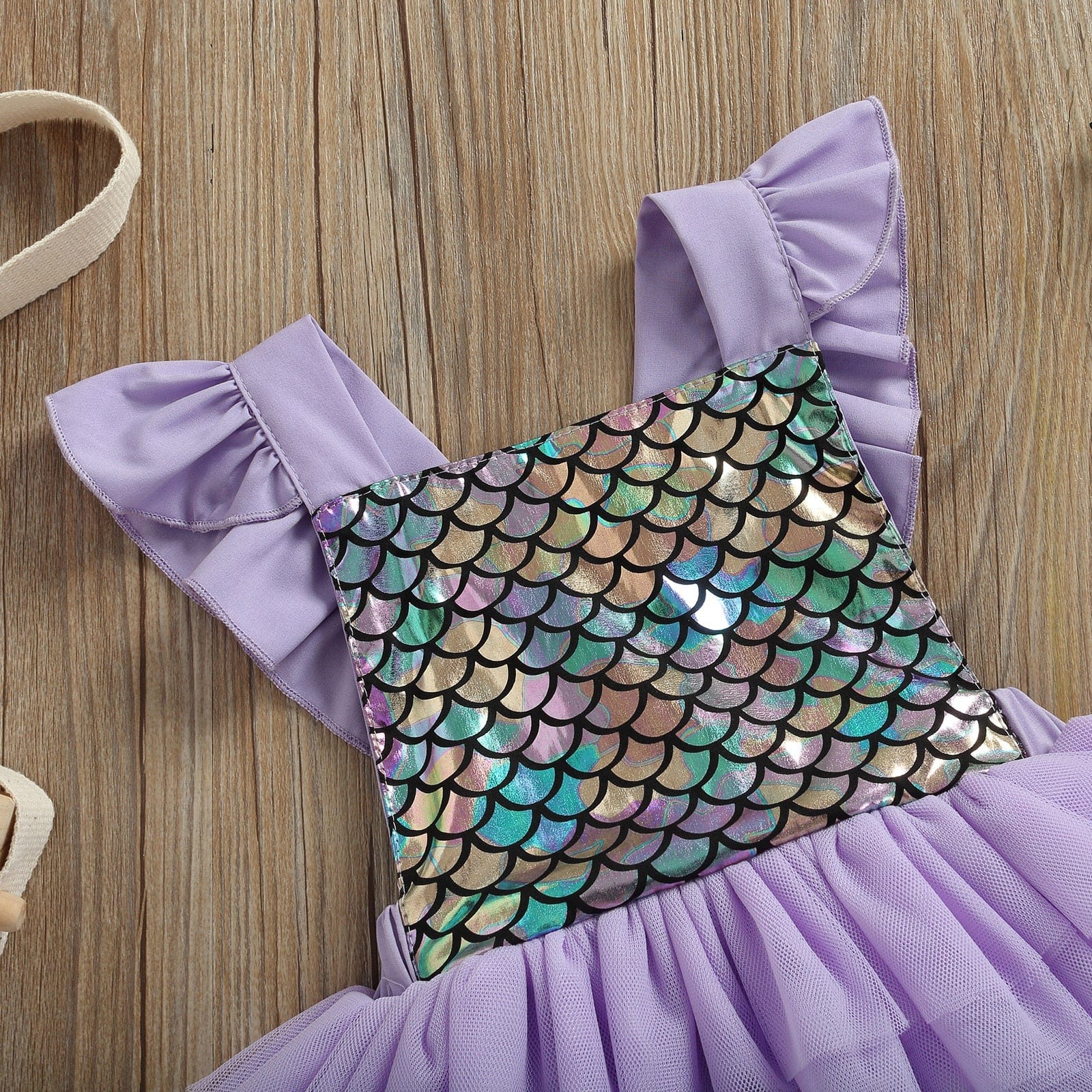 Mermaid Scale Print Tulle S