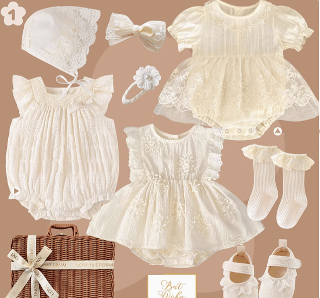 A / 0-3M Miss Jasmine Baby Girl Gift Set