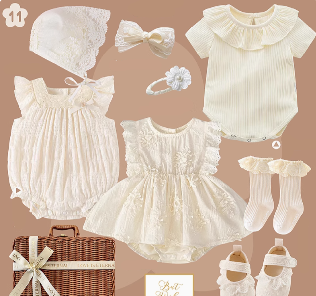 L / 0-3M Miss Jasmine Baby Girl Gift Set