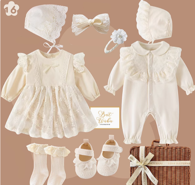 Q / 0-3M Miss Jasmine Baby Girl Gift Set