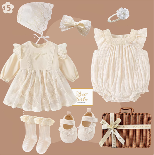 P / 0-3M Miss Jasmine Baby Girl Gift Set