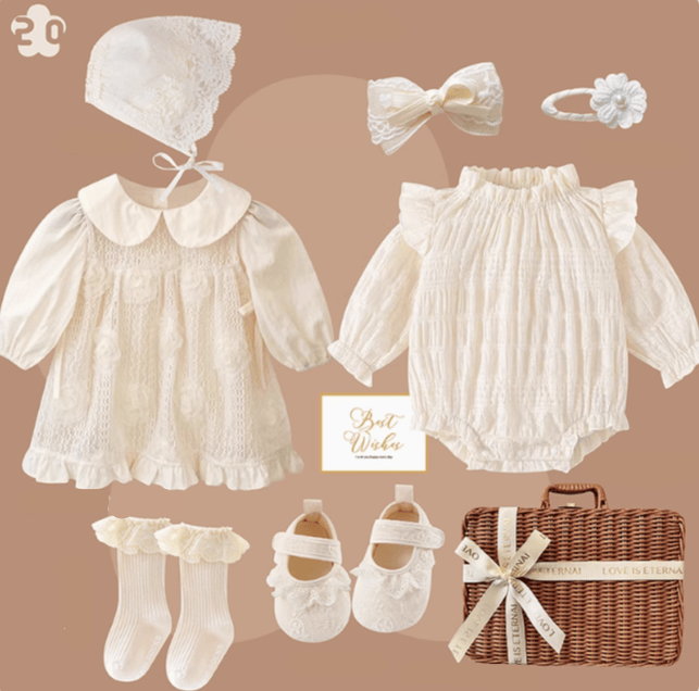 U / 0-3M Miss Jasmine Baby Girl Gift Set