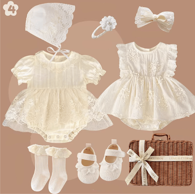 E / 0-3M Miss Jasmine Baby Girl Gift Set