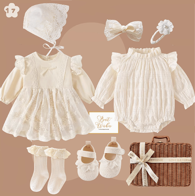 R / 0-3M Miss Jasmine Baby Girl Gift Set