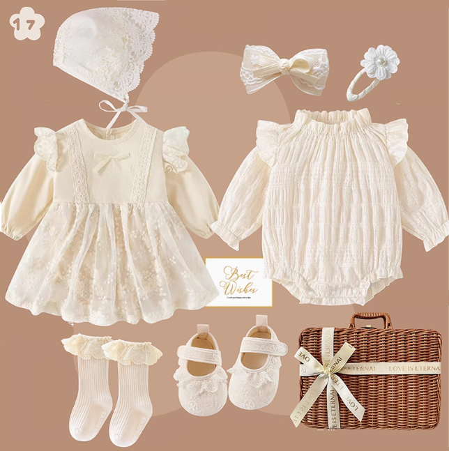R / 0-3M Miss Jasmine Baby Girl Gift Set