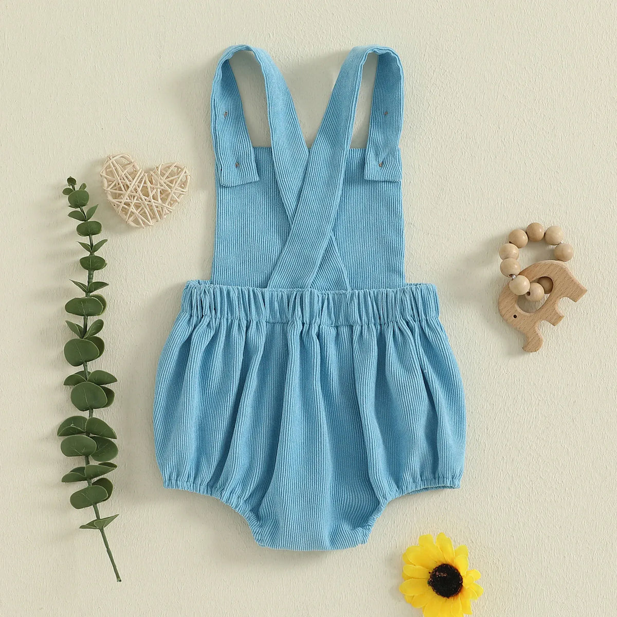 Modern Letter & Animal 1st Birthday Bubble Romper