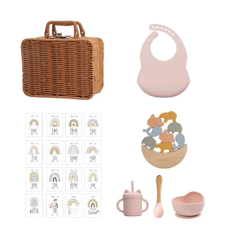 Animal stacking suit Montessori Baby Gift Box