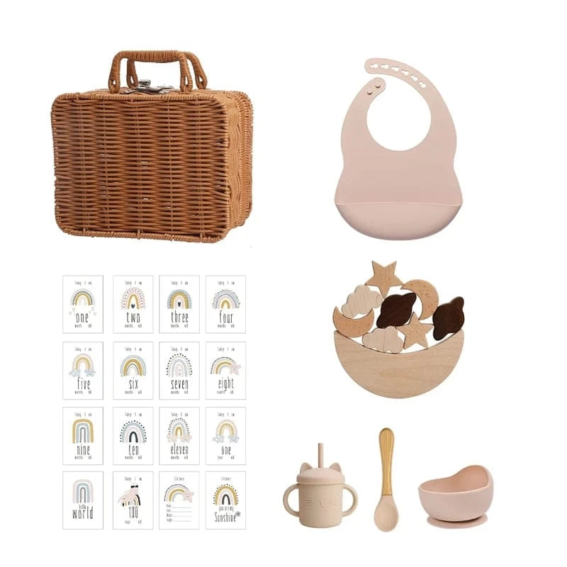 Star Moon Suit Montessori Baby Gift Box