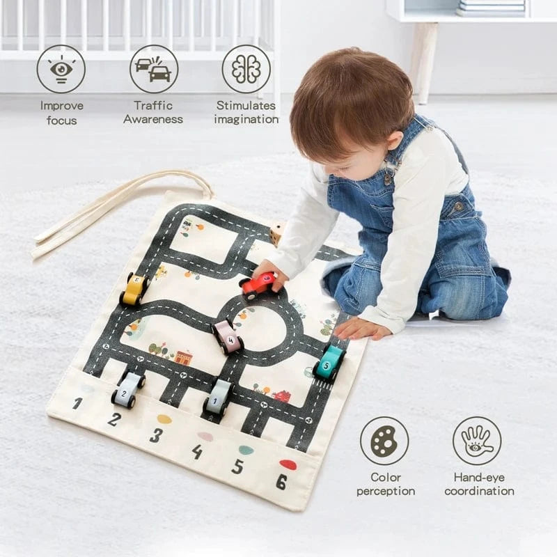 Montessori Traffic Road Map Toy