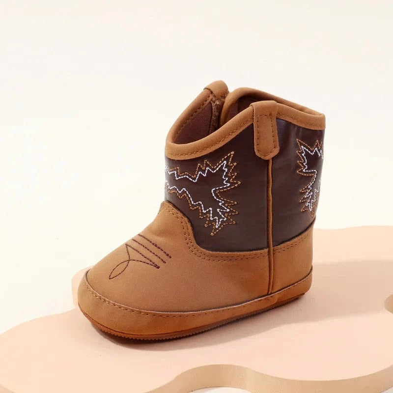 Shoes Brown / 0-6M New Baby Cowboy Boots