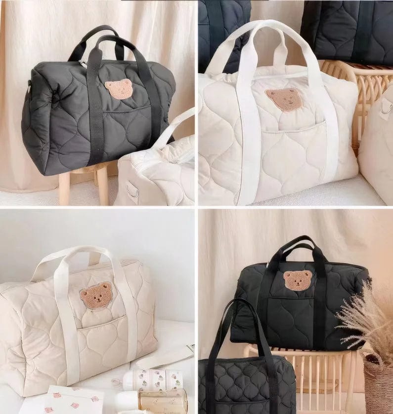 New large capacity bear head mommy bag