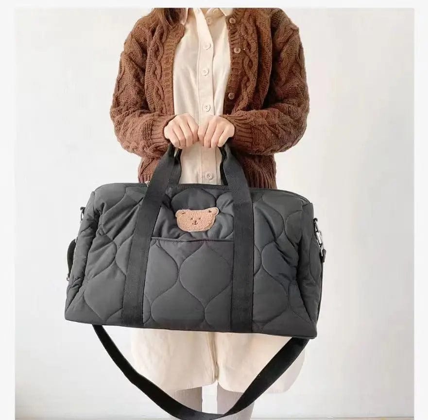 New large capacity bear head mommy bag